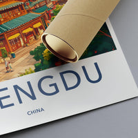 Chengdu Poster - China Wall Art
