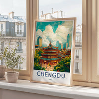 Chengdu Poster - China Wall Art