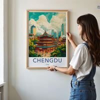 Chengdu Poster - China Wall Art