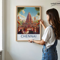 Chennai Poster - India Wall Art