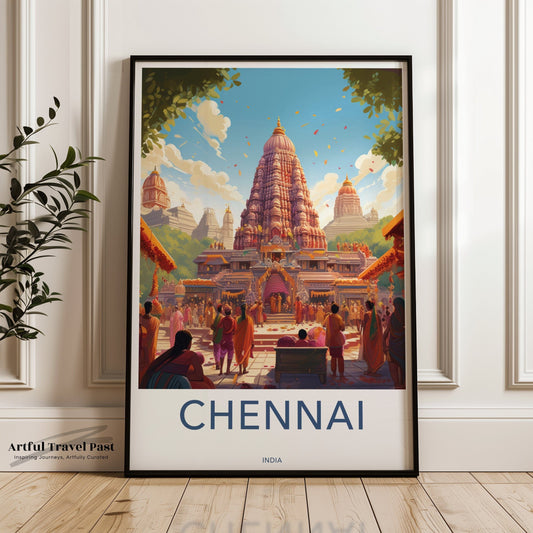 Chennai Poster - India Wall Art