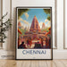 Chennai Poster | India Wall Art | South Asia Decor