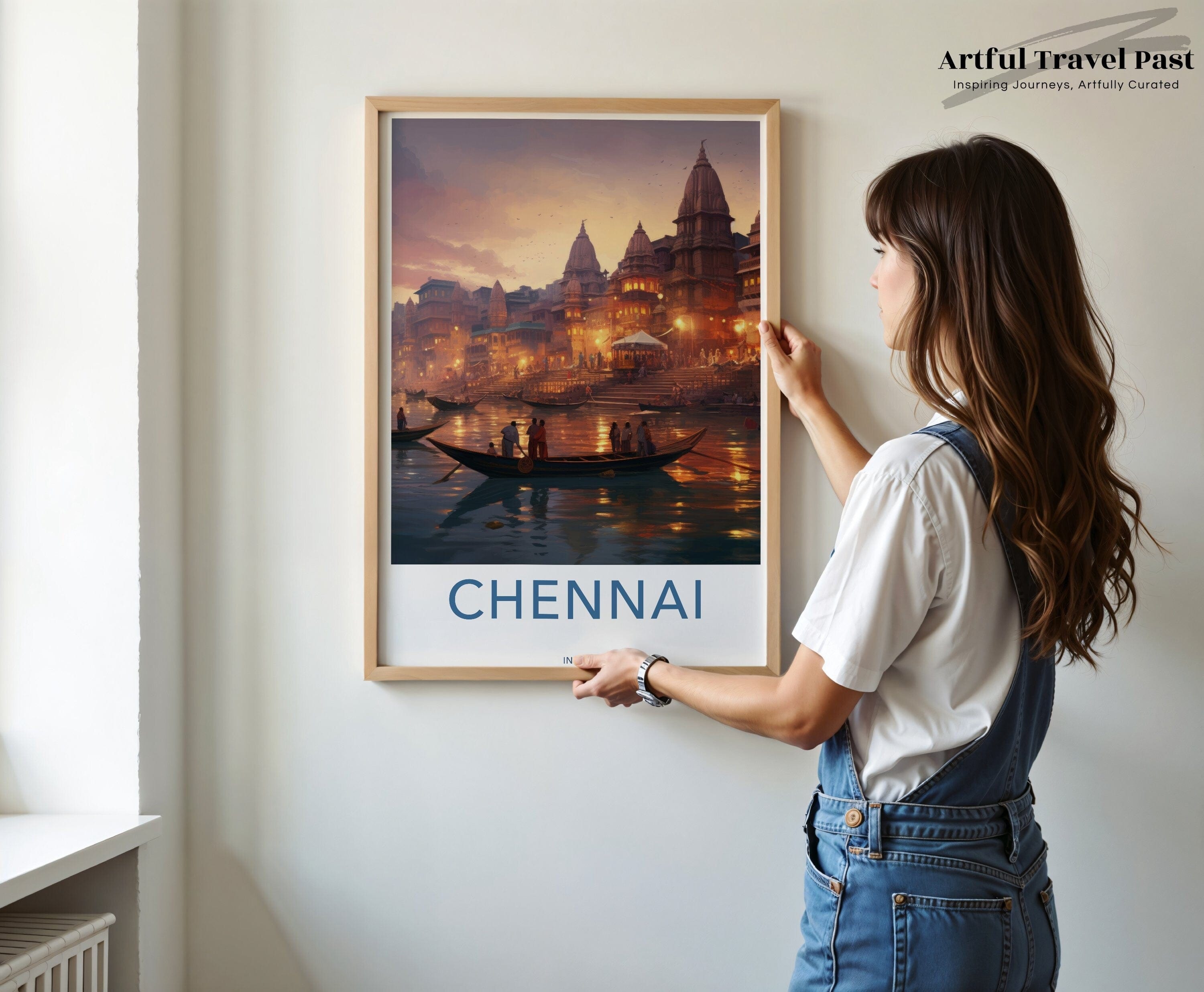 Chennai Poster | Tamil Nadu Wall Art | India Decor