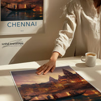 Chennai Poster | Tamil Nadu Wall Art | India Decor