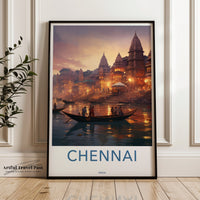 Chennai Poster | Tamil Nadu Wall Art | India Decor