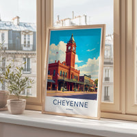 Cheyenne Poster - Wyoming Wall Art