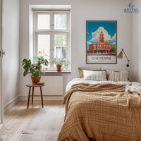 Cheyenne Poster - Wyoming Wall Art