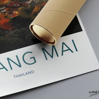 Chiang Mai Poster - Thailand Wall Art