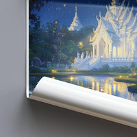 Chiang Rai Temple Poster | Thailand Wall Art | Asia Decor