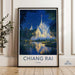 Chiang Rai Temple Poster | Thailand Wall Art | Asia Decor