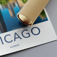 Chicago Poster - Illinois Wall Art