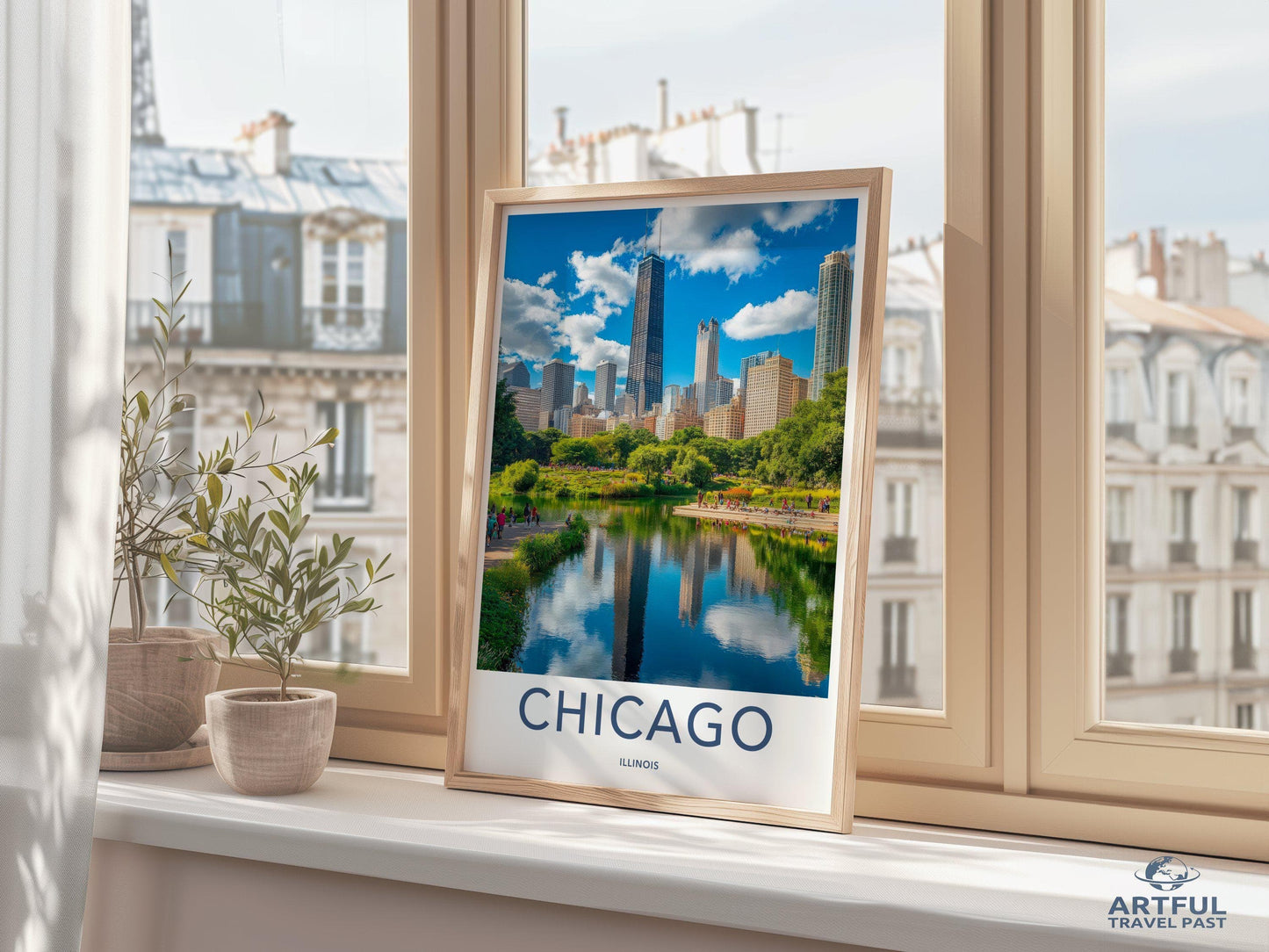 Chicago Poster - Illinois Wall Art