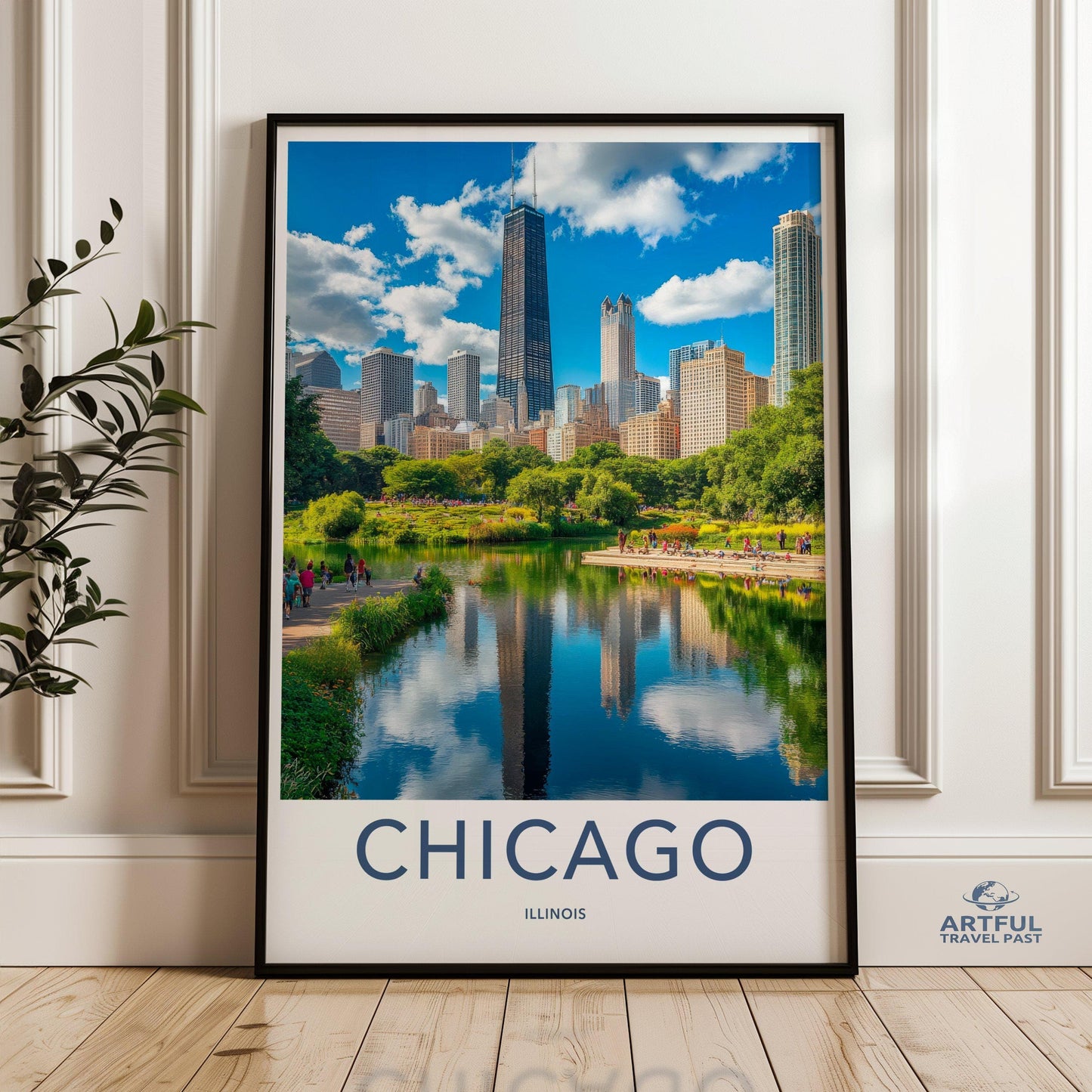 Chicago Poster - Illinois Wall Art
