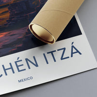 Chichen Itza Poster - Mexico Wall Art