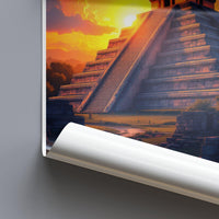 Chichen Itza Poster - Mexico Wall Art