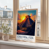 Chichen Itza Poster - Mexico Wall Art