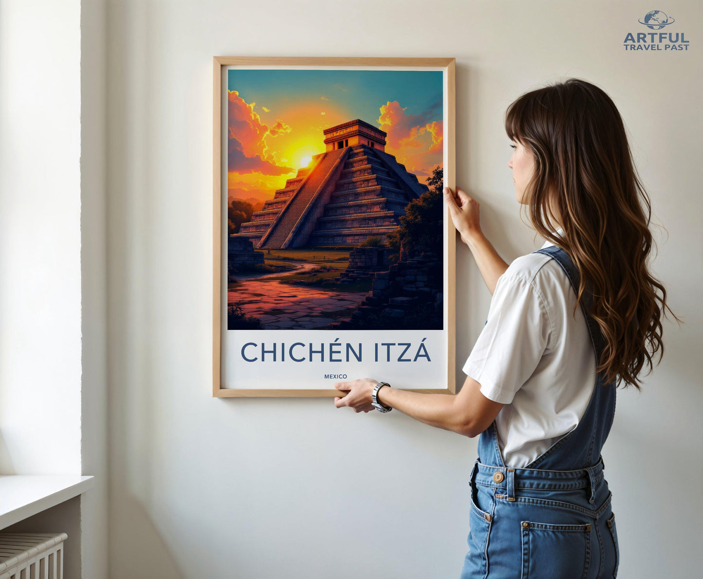 Chichen Itza Poster - Mexico Wall Art