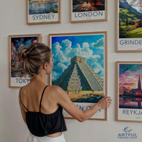 Chichen Itza Poster - Mexico Wall Art