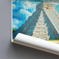 Chichen Itza Poster - Mexico Wall Art