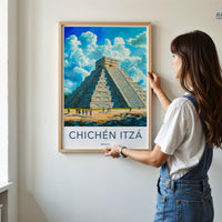 Chichen Itza Poster - Mexico Wall Art