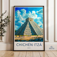 Chichen Itza Poster - Mexico Wall Art