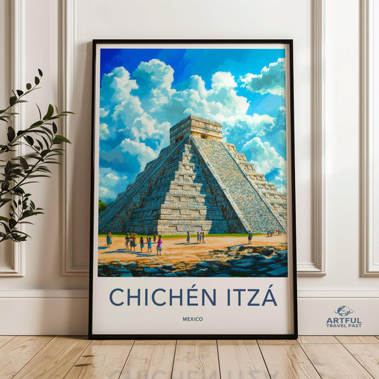 Chichen Itza Poster - Mexico Wall Art