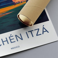 Chichen Itza Poster - Mexico Wall Art