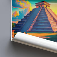 Chichen Itza Poster - Mexico Wall Art