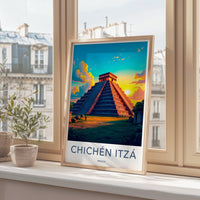 Chichen Itza Poster - Mexico Wall Art