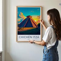 Chichen Itza Poster - Mexico Wall Art