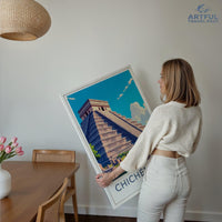 Chichen Itza Poster - Mexico Wall Art
