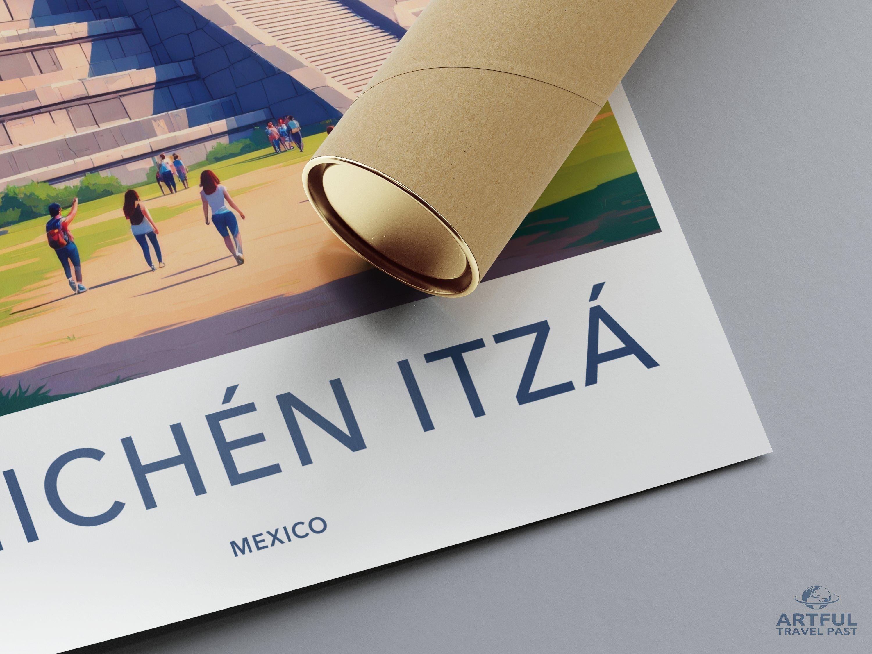 Chichen Itza Poster - Mexico Wall Art