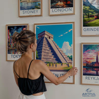 Chichen Itza Poster - Mexico Wall Art
