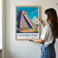 Chichen Itza Poster - Mexico Wall Art