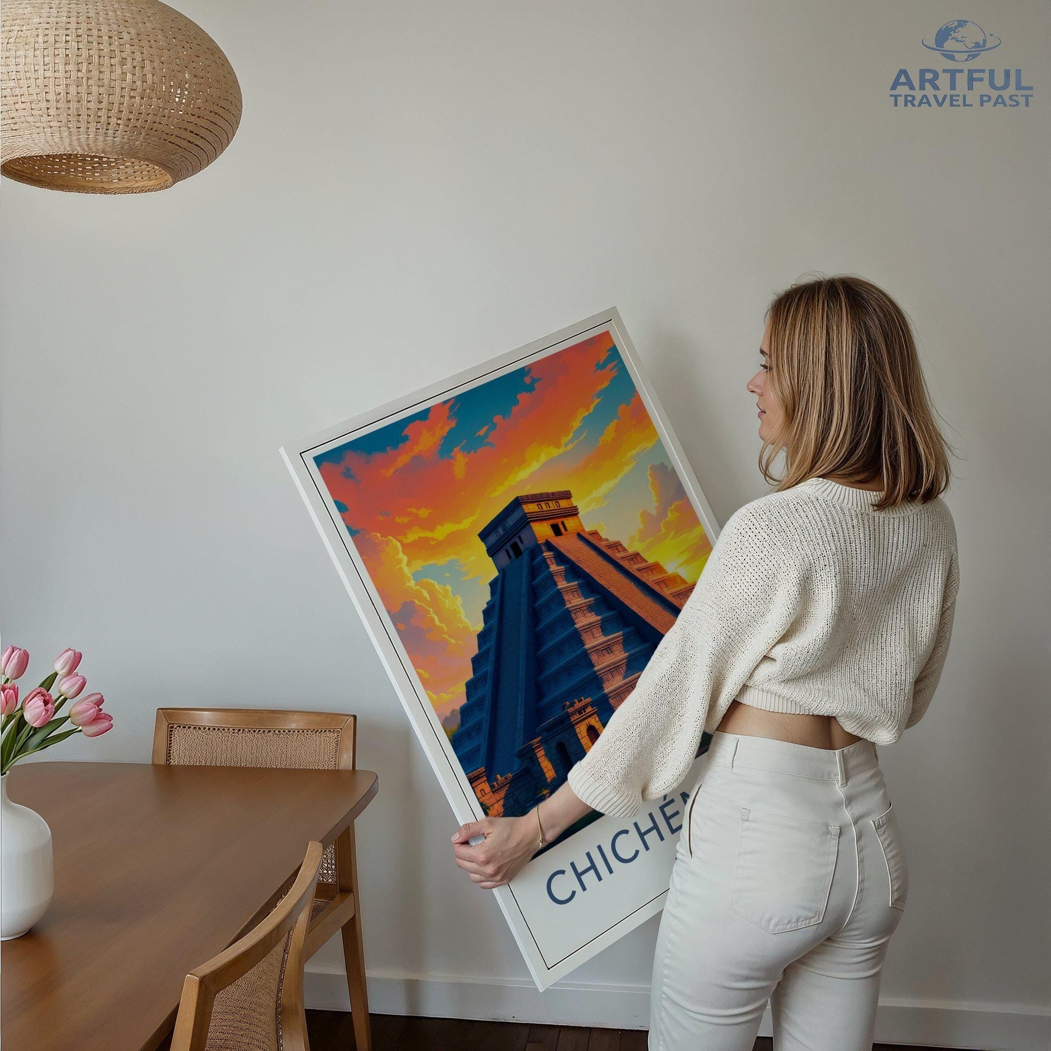 Chichen Itza Poster - Mexico Wall Art