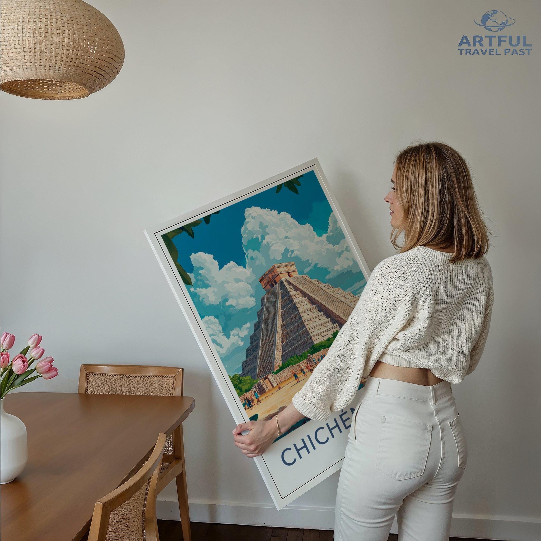 Chichen Itza Poster - Mexico Wall Art