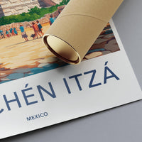 Chichen Itza Poster - Mexico Wall Art