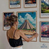Chichen Itza Poster - Mexico Wall Art