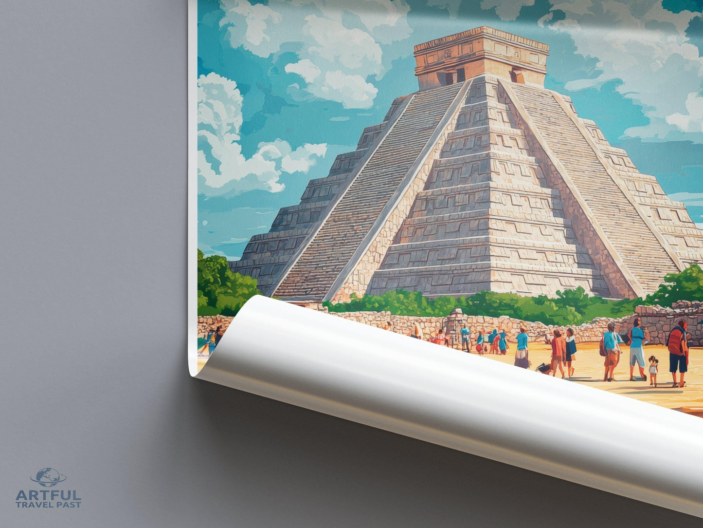Chichen Itza Poster - Mexico Wall Art