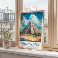 Chichen Itza Poster - Mexico Wall Art