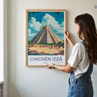 Chichen Itza Poster - Mexico Wall Art