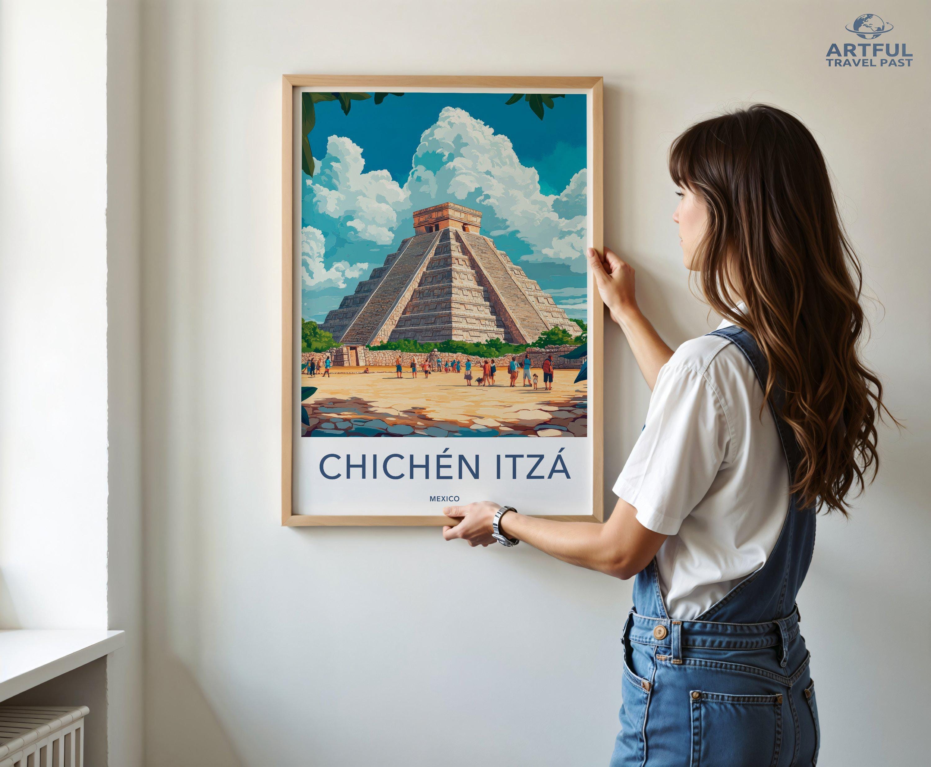 Chichen Itza Poster - Mexico Wall Art