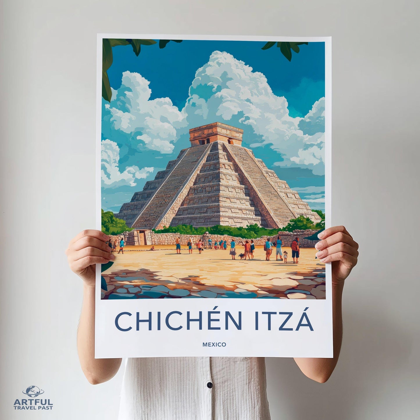 Chichen Itza Poster - Mexico Wall Art