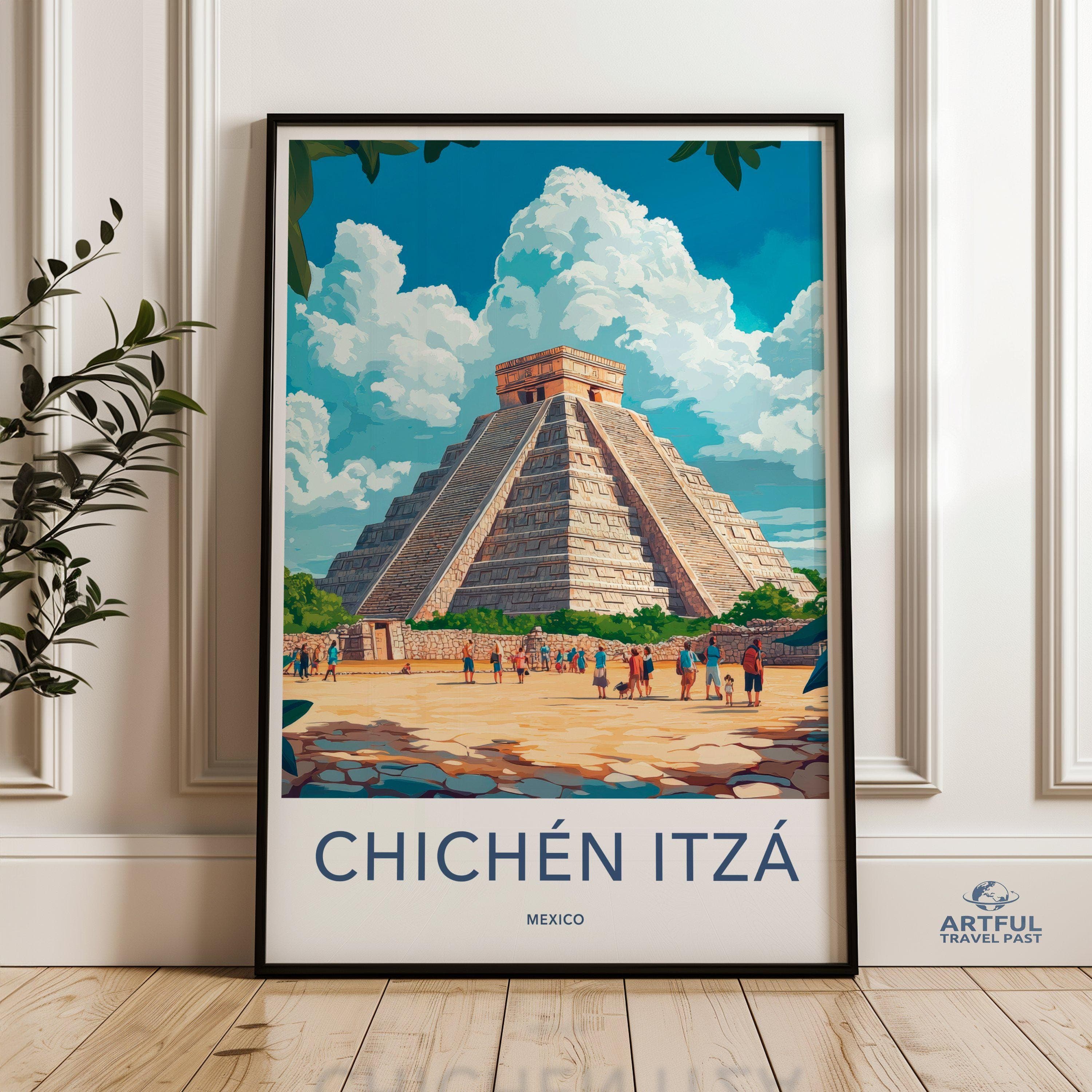 Chichen Itza Poster - Mexico Wall Art