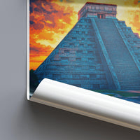 Chichen Itza Poster - Mexico Wall Art