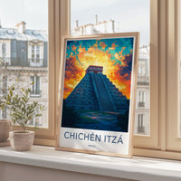 Chichen Itza Poster - Mexico Wall Art