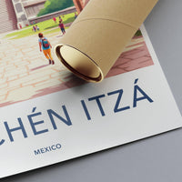Chichen Itza Poster - Mexico Wall Art