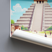 Chichen Itza Poster - Mexico Wall Art