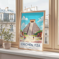 Chichen Itza Poster - Mexico Wall Art