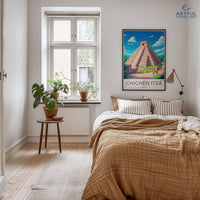 Chichen Itza Poster - Mexico Wall Art